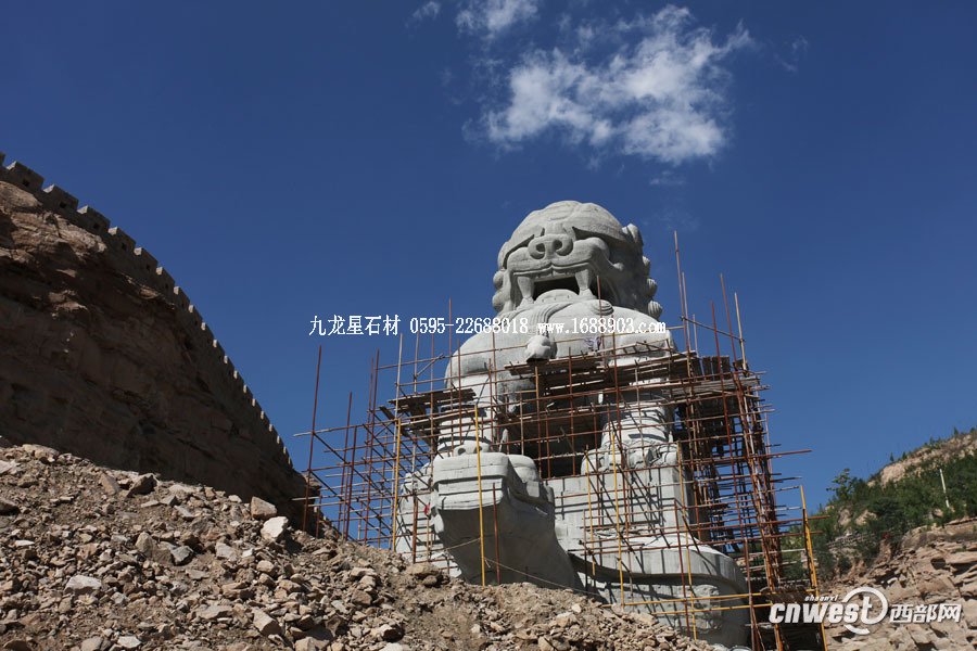 天下第一石獅：獅子口能容10多人 體內(nèi)建石獅博物館